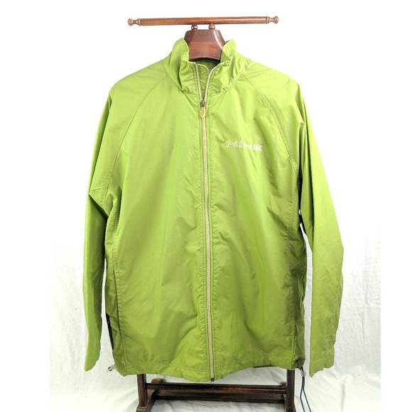 nike windbreaker mens green